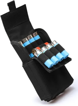 Shotgun Shell Holder 25 Round. Shotgun Shell Pouch Quick Access Tactical Molle Waist Pouch for 12 Gauge/20G