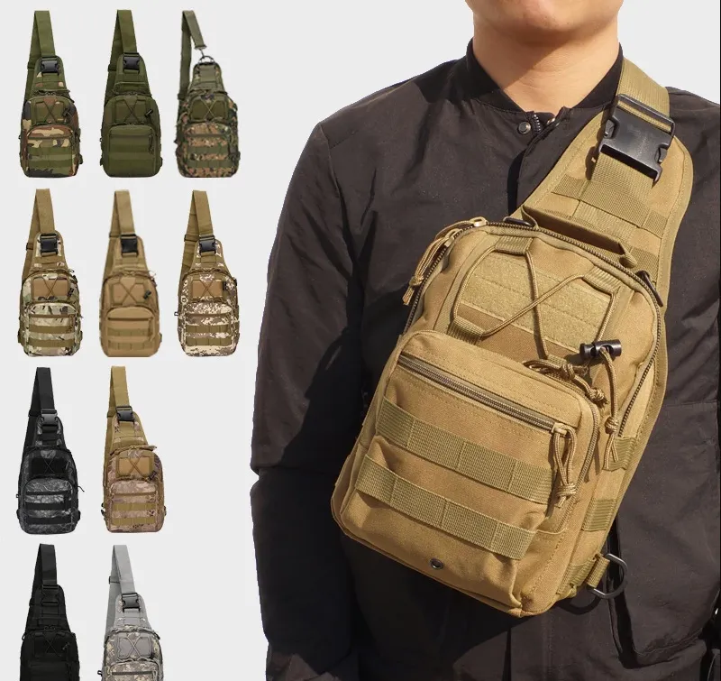 Shoulder Bag Military Tactical Backpack for Hiking, Trekking, Climbing, Sports, Camping, Hunting, Outdoor Fishing; Molle