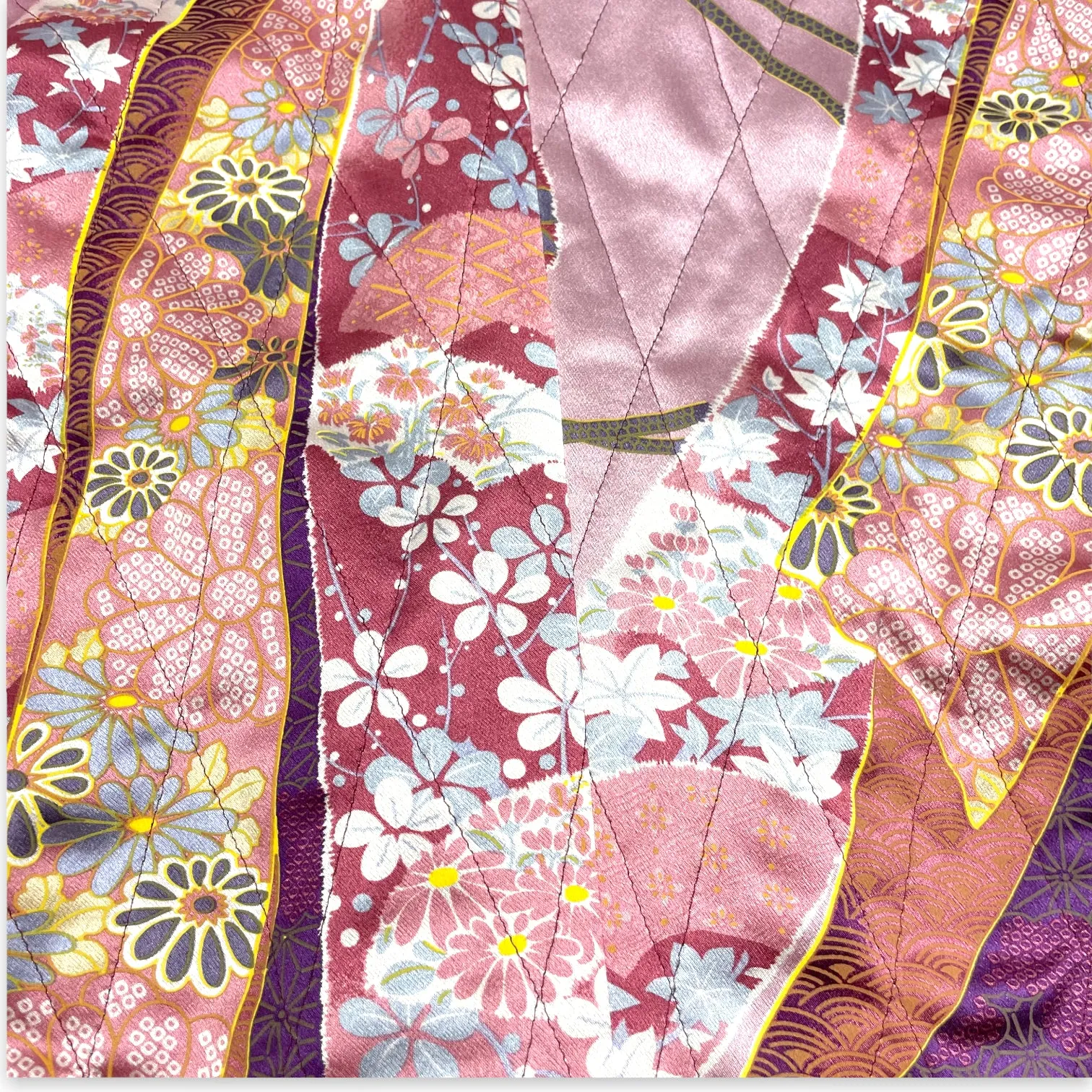 STRENESSE : DEADSTOCK CROP SILK KIMONO : 34