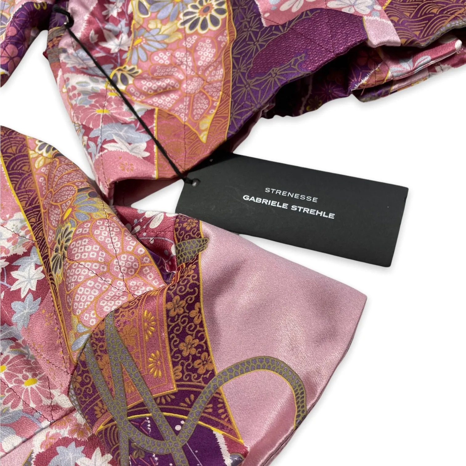 STRENESSE : DEADSTOCK CROP SILK KIMONO : 34