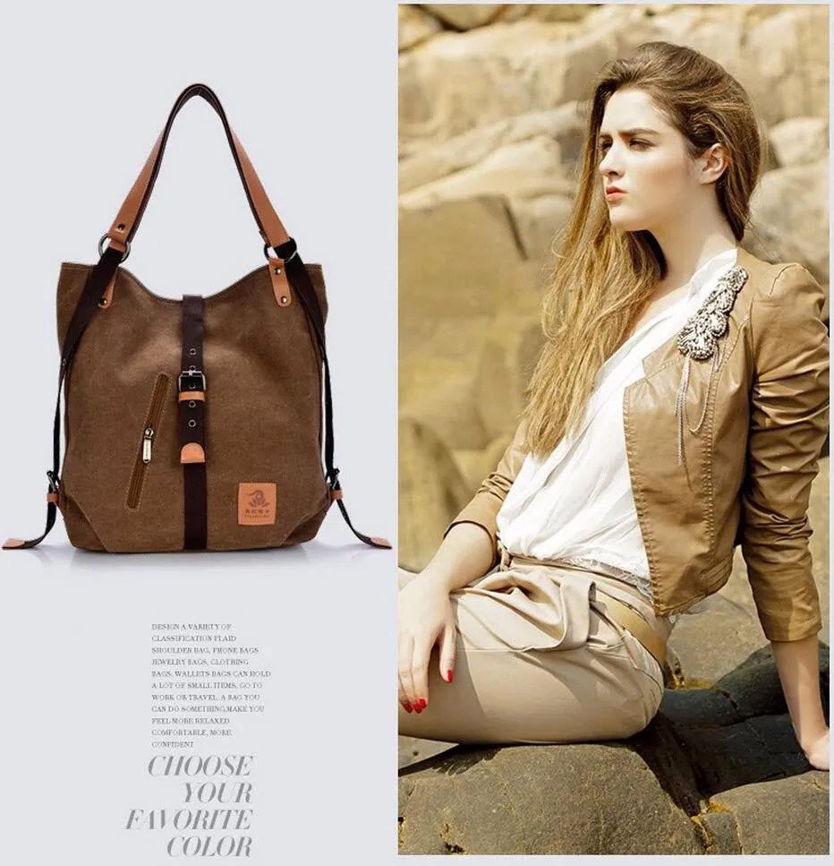 Talisha canvas backpack