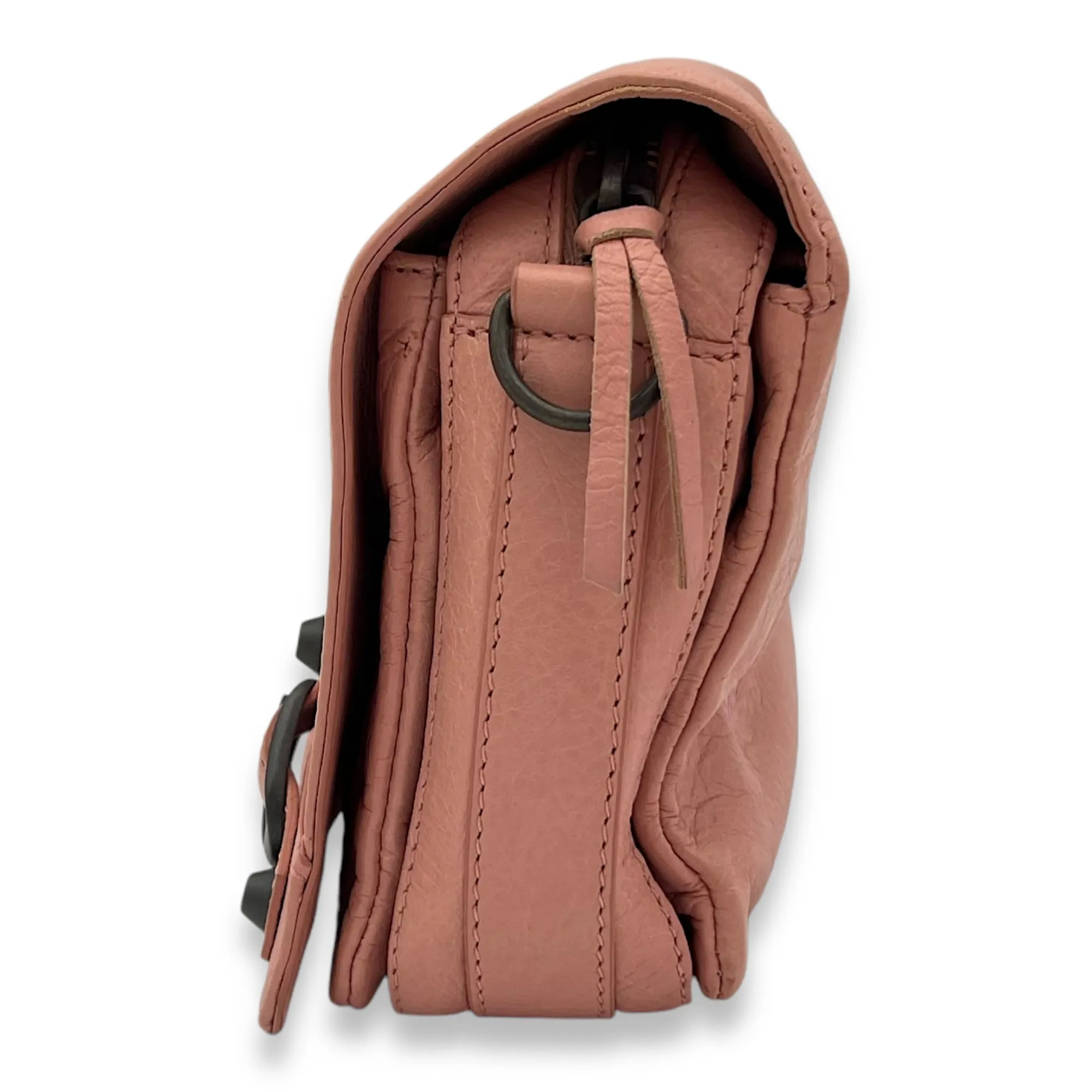 Tool Kit Crossbody Bag Pink in Lambskin, Gold hardware