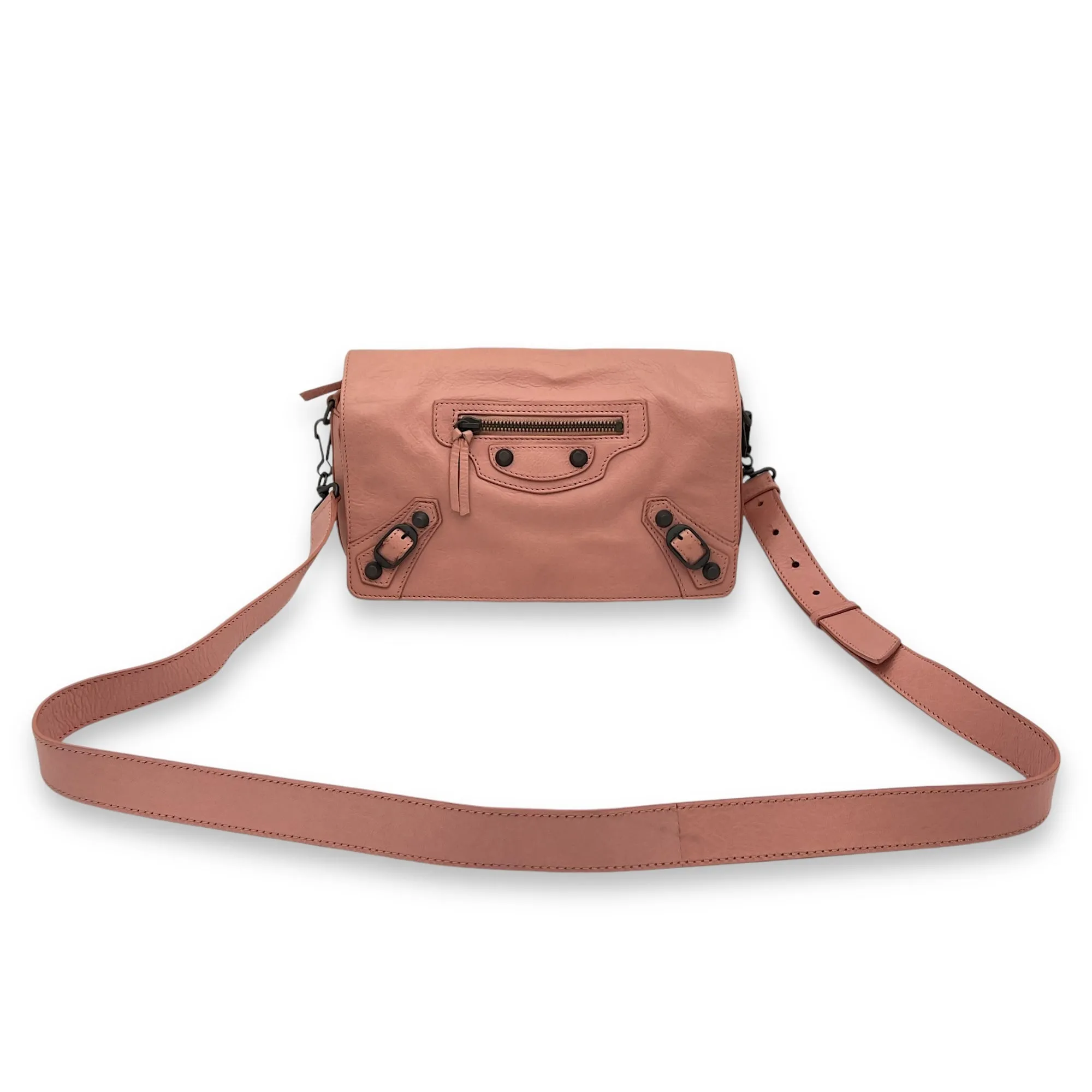 Tool Kit Crossbody Bag Pink in Lambskin, Gold hardware