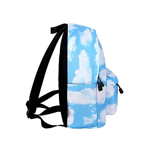 Travel Backpack Carry On for Girls,MeiLiio Durable Canvas backpacks for Men Zipper Fashion Printing