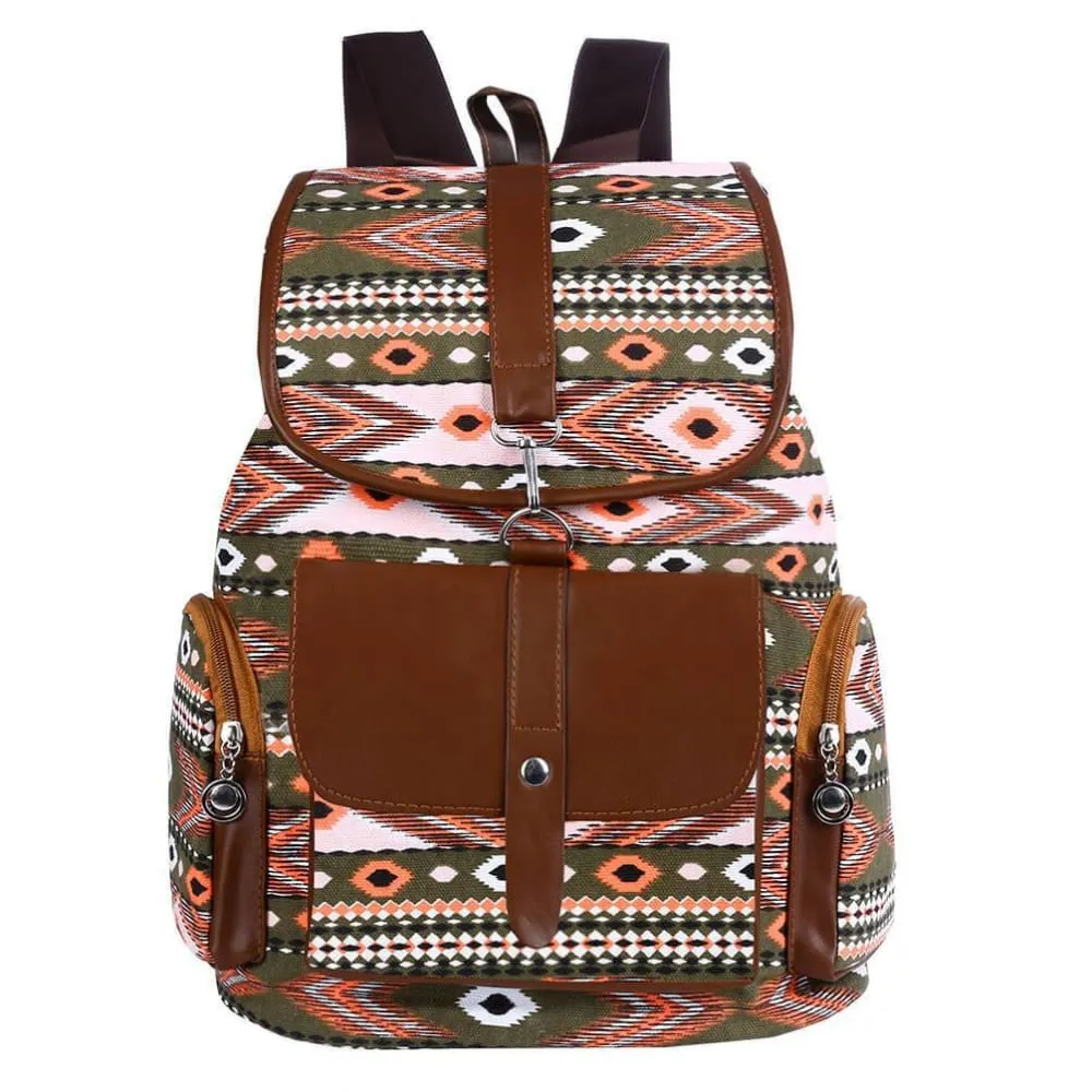 Vbiger Women Drawstring Backpack Casual Outdoor Daypack All-match Travel Shoulders Bag