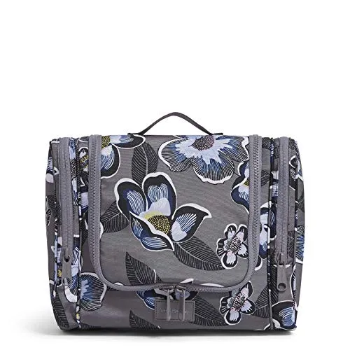Vera Bradley Recycled Lighten Up Reactive Hanging Travel Organizer, Blooms Shower