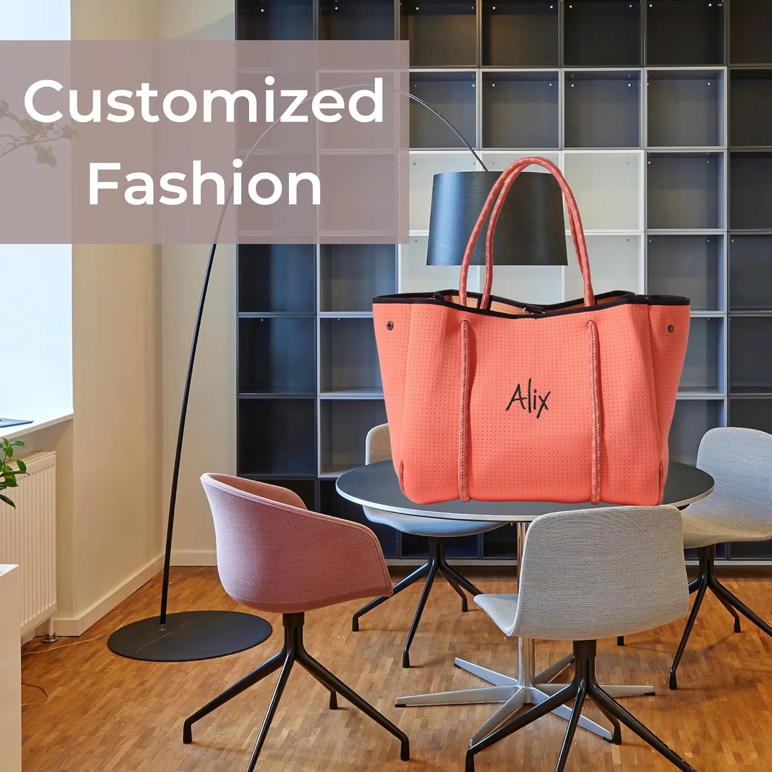 XL Personalized Neoprene Tote Bag for Women