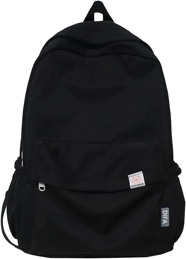 YFGBCX Cute Aesthetic Backpack for Women Solid Color Backpacks Lightweight Classic Backpack for Women Laptop Backpacks